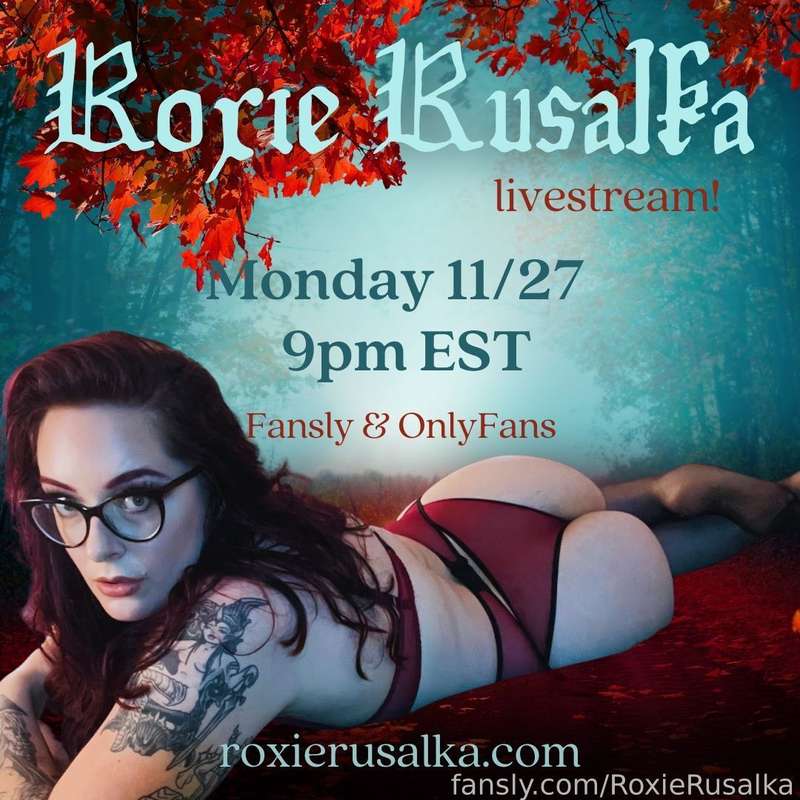 Roxierusalka - Fansly - 27 Nov, 2023