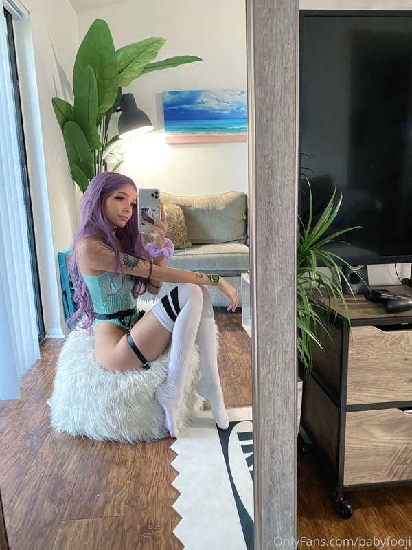 purple and mint green lingerie set pics <3 22