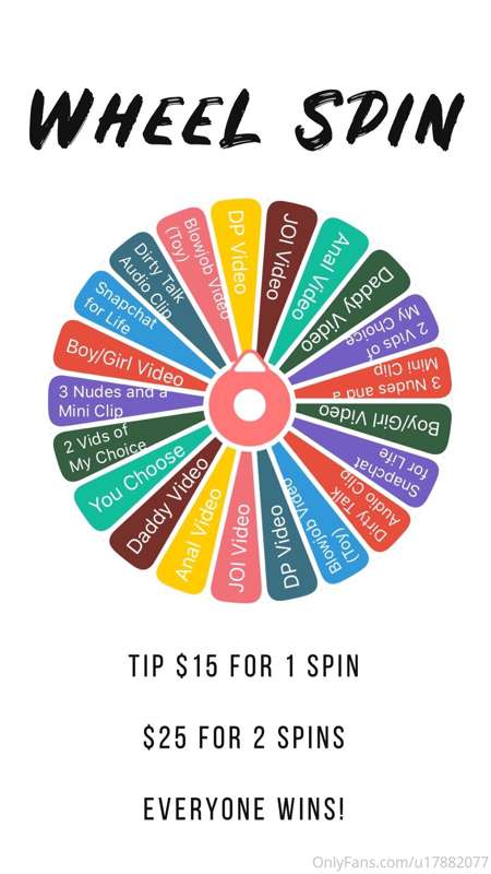 The SPIN AND WIN prize wheel is back! ✨ And this time we hav..