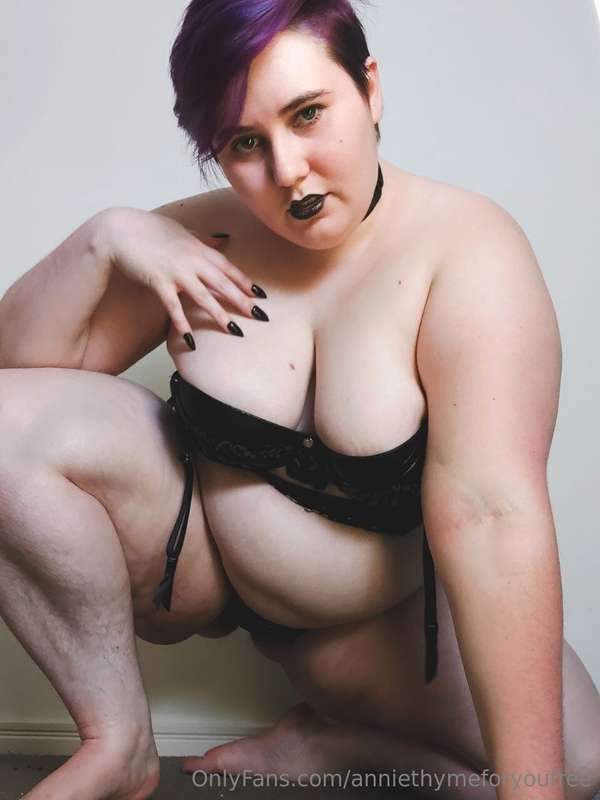 Is the black lipstick sexy or what!