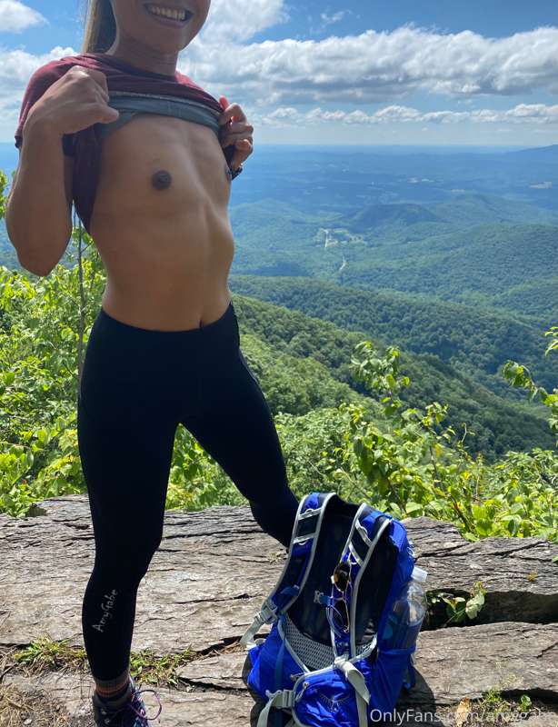 Went for a long hike on my private mountain property yesterd.. 2