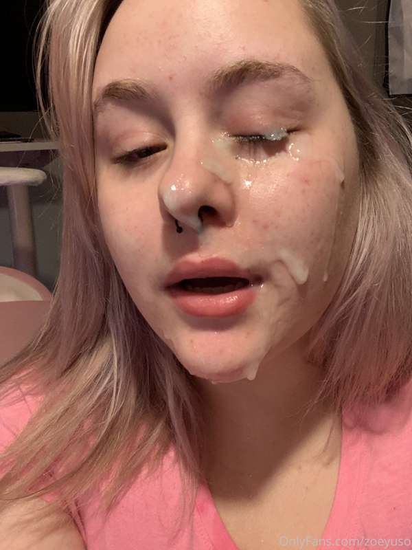 So I got a facial for the first time this morning and I now ..