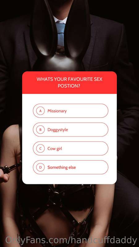 What’s your favourite sex position 😜😈💦