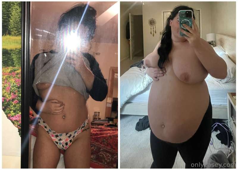 Same belly ring, different belly 🙈🙈🙈 holy cow (literally) lo..