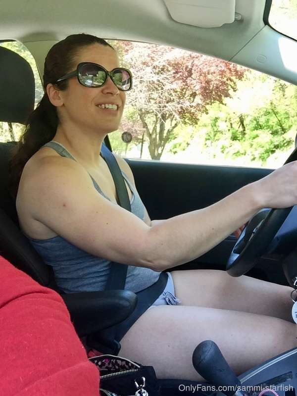 Headed to the hardware store in some tiny little Milf shorts..