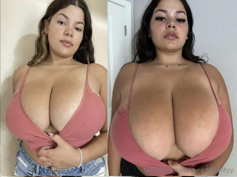 Almost a year between these pictures 🥰 I knew I got bigger b..