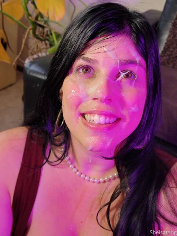 He gives me a facial to match my pearl necklace. Facial from.. 8