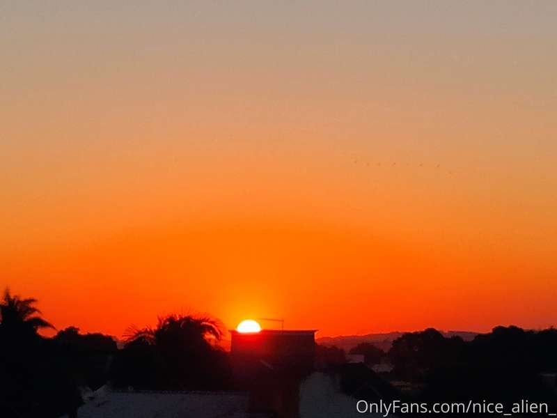 Cloudless sunset 2