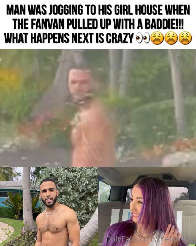 Lucky MFER 🤬 we seen this jogger & asked him to cum on the B..