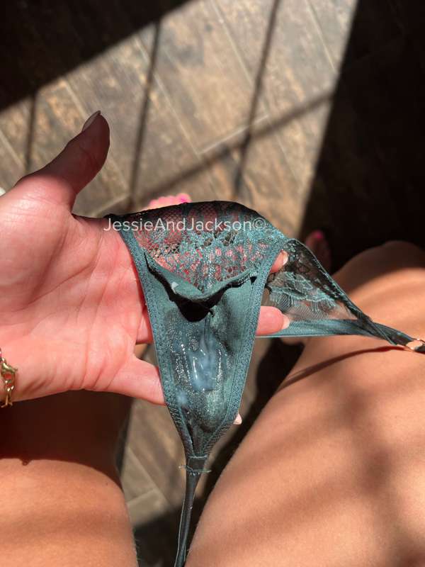 **Creampied panties from yesterday!**
Juicy wet pics and the.. 8