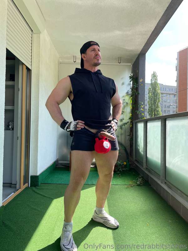 Terrace Workout 15 exclusive XXX pics, long-dong-John in da .. 2