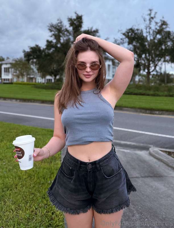 A day that starts with coffee and a walk is gorgeous and ful..