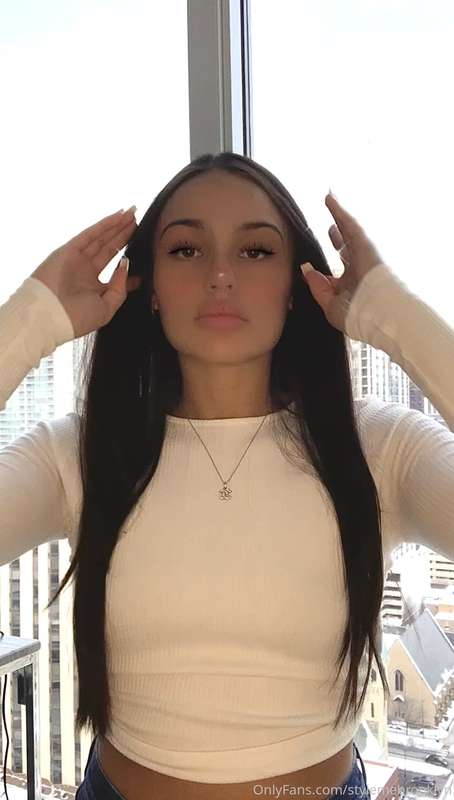 🤍WHITE TOPS🤍 Here are a few white tops I have...long and sho.. 4