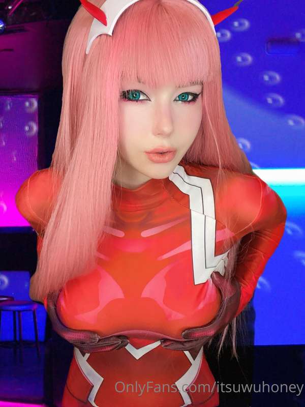 Zero two // neon club photo set ❤️ 5
