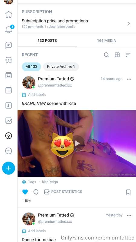 Look what’s up on @premiumtattedxxx 