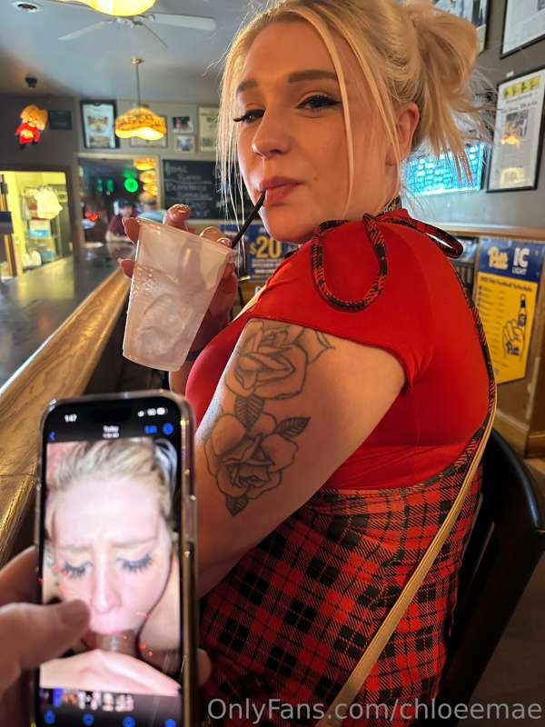 Hubby and I went looking for some fun at the vanilla bar.  N.. 7
