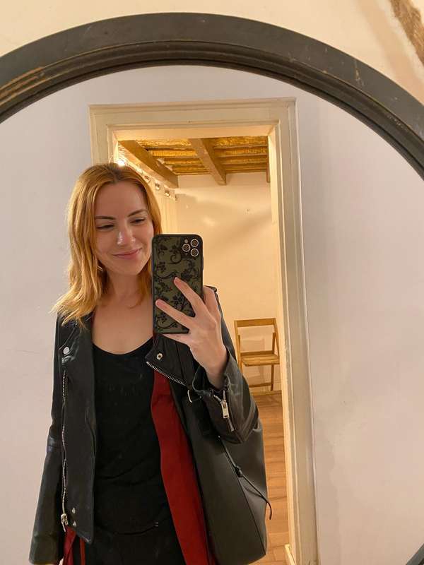 In a vintage shop