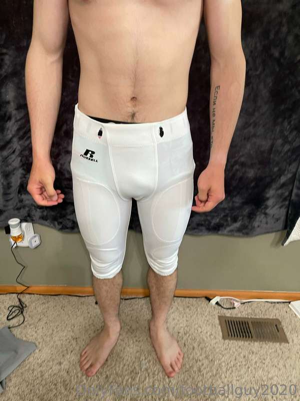 Me in football pants set 4 7