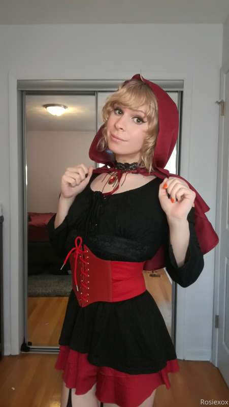 Lil Red Riding Rosie~ 5/7 x 17