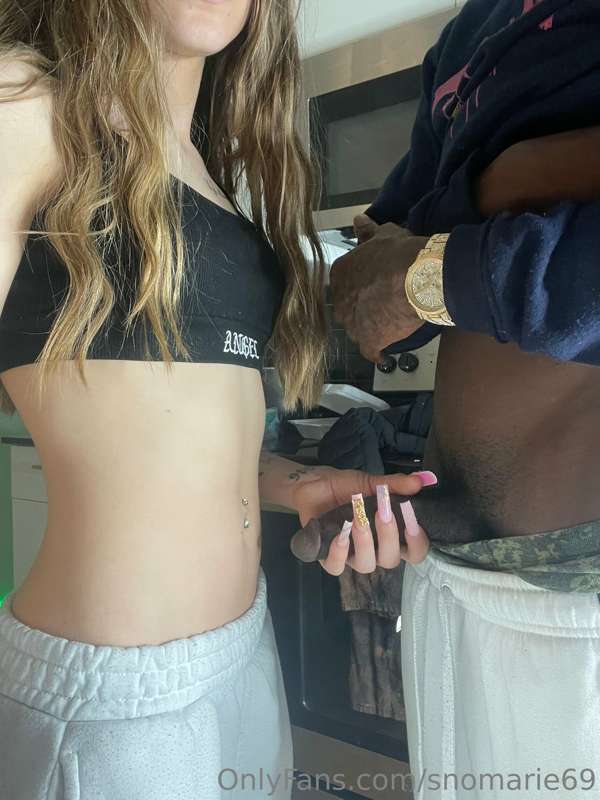White boy dick is pathetic, watch me get this big black dick..