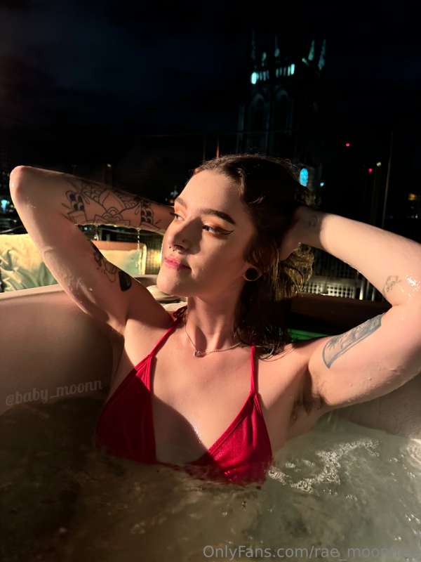 Would you join me in the hot tub? It always ends with me bei..