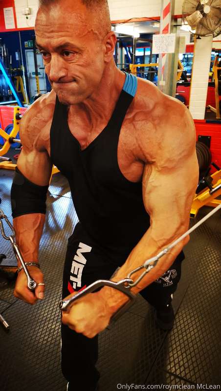 Chest training.