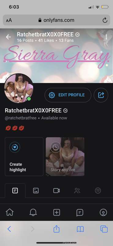 Hey babes! Everyone go show my free page some love and give ..