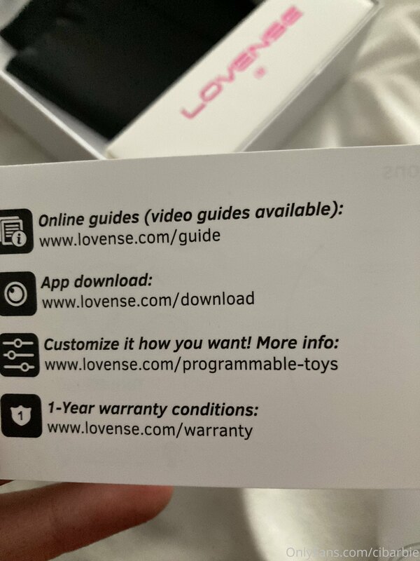 Looks whats arrived ;) 

* Control my orgasms from your phon.. 2
