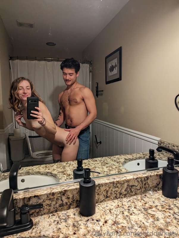I love our time together in the bathroom 🤍 2