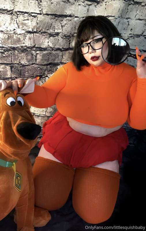 velma had too many Scooby snacks,, now she has H cup breasts.. 2