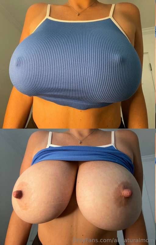 I think my boobs are about to hit perfection status 💙   Also..