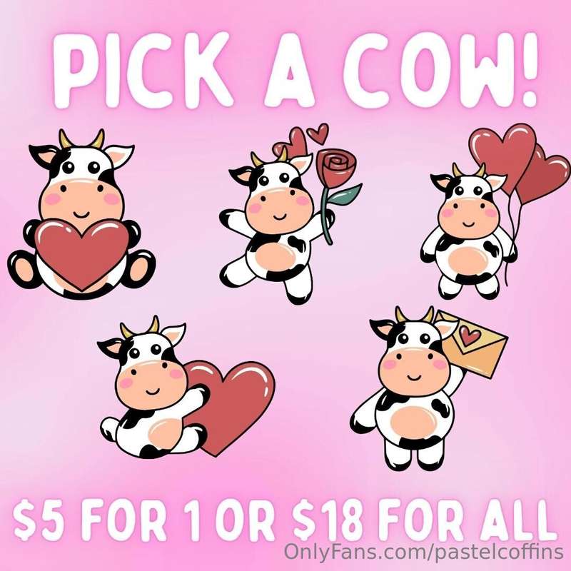 🐮 PICK A COW! 🐮limited time game with secret & sexy prizes s..