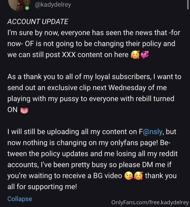 Hopefully the last account update I have to do 🥰 I’m here fo..
