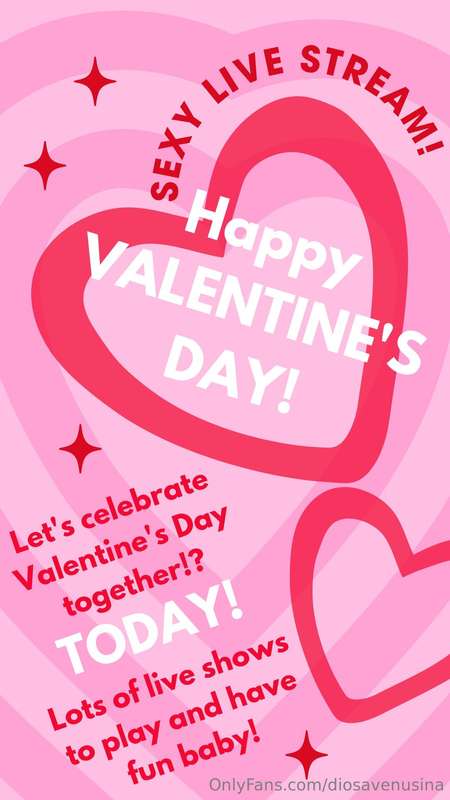 Happy Valentine's Day darling!❤️🩷❤️ TODAY LIVE SHOWS PARTY!🧸.. 1
