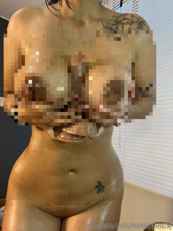 You can't miss this!!!... Because having a boobjob with oil .. 1