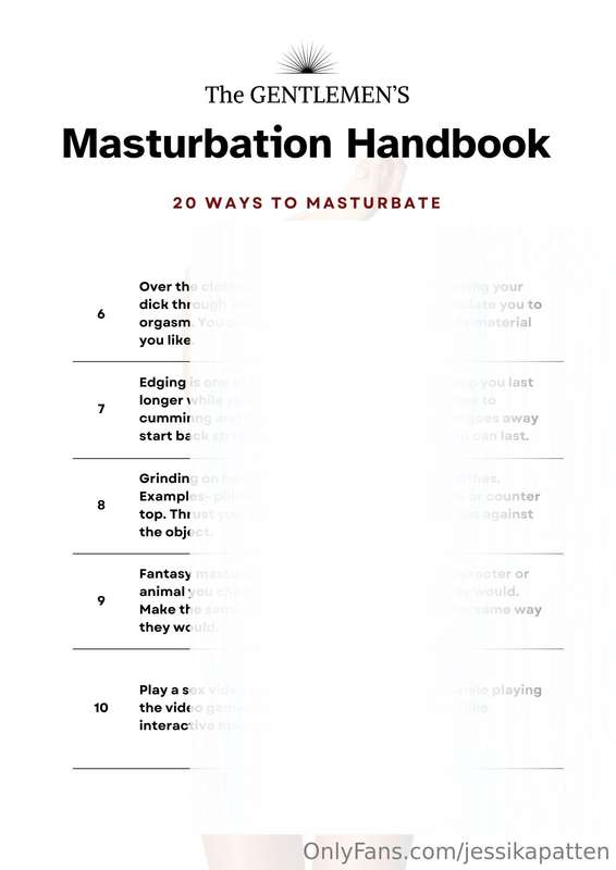 20 Unique Solo Sex IdeasMake masturbation even more enjoyabl.. 3