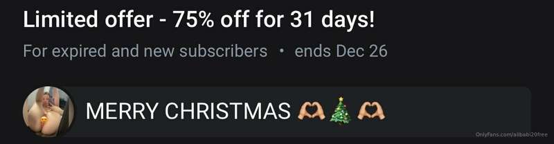 $3 TODAY ONLY!!!!  https://onlyfans.com/alibabi19