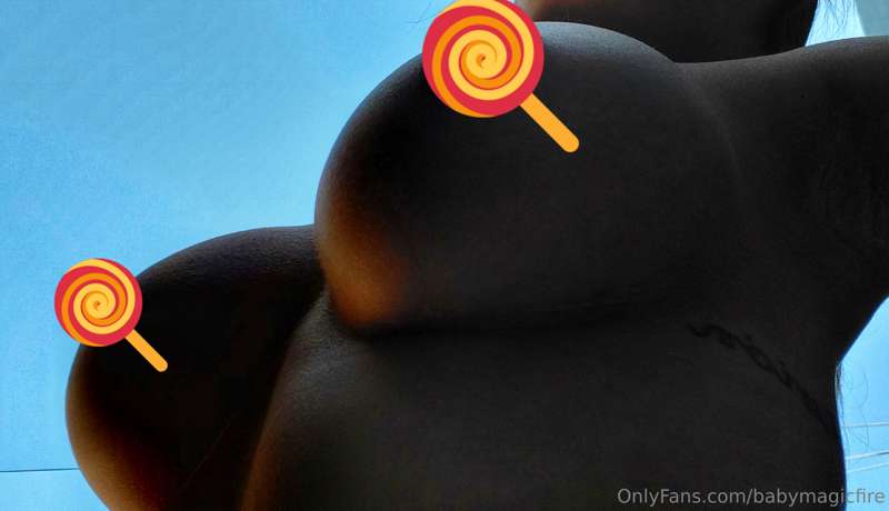 This is how my breasts look from below... 🔥 You have to see ..
