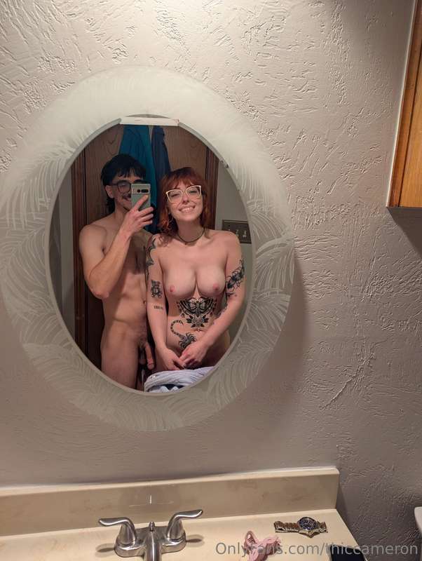 he likes takin pics of me before our shower hehe 7