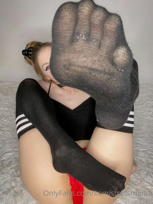 Would you like a sniff? What do you think my feet smell like..
