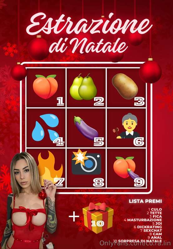 LA RIFFA DI NATALE 🎄Sei sicuro di essere stato davvero buono..