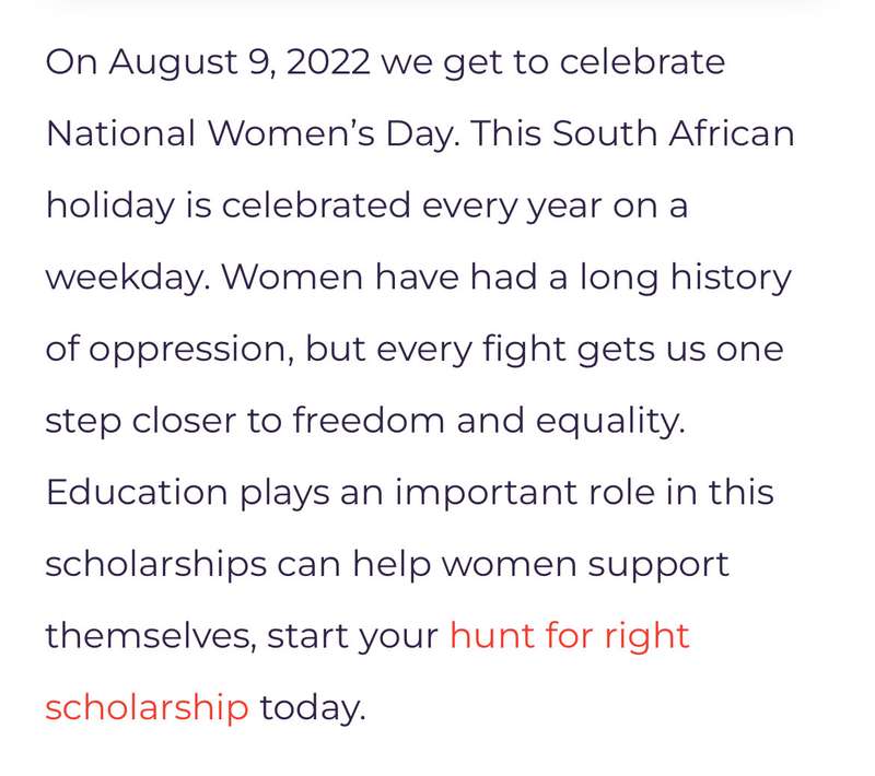 Todays marks woman's day in South Africa ❤️ 1