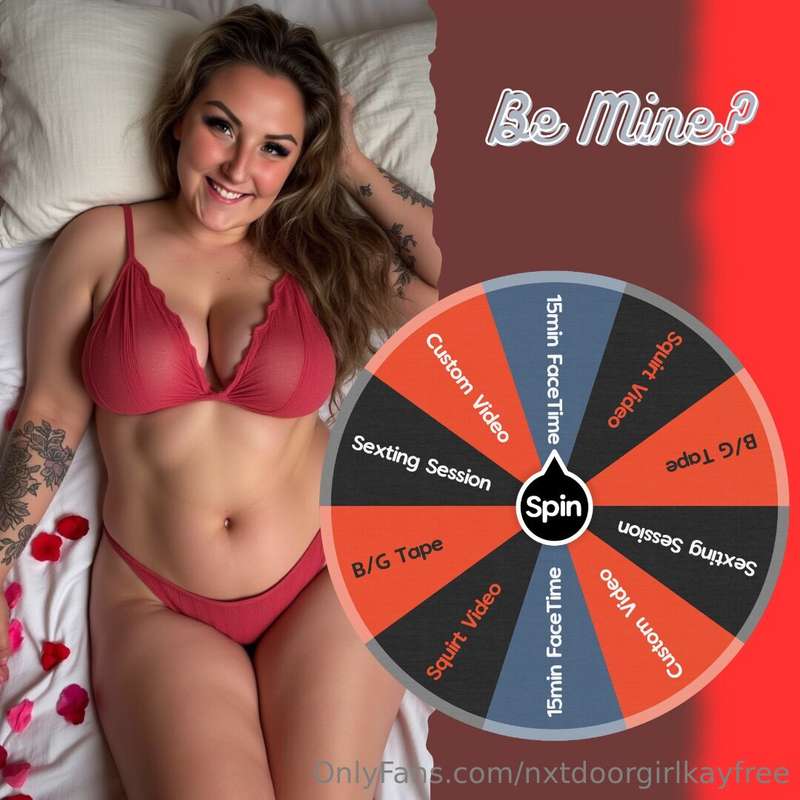 ❤️ TIP TO WIN 💋Be mine? 🤍 win a FaceTime call, a custom, a s..