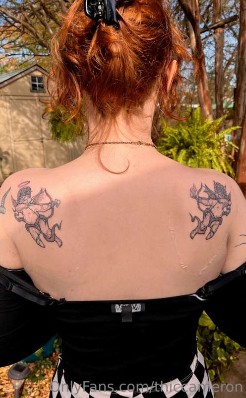 i got some new tattoos today!! do u like them? 🥺