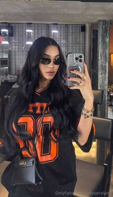 I wear sunglasses because I'm too bright and I even blind my..