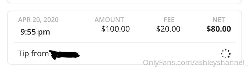 Thank you for the biggest tip last night! You know who you a..