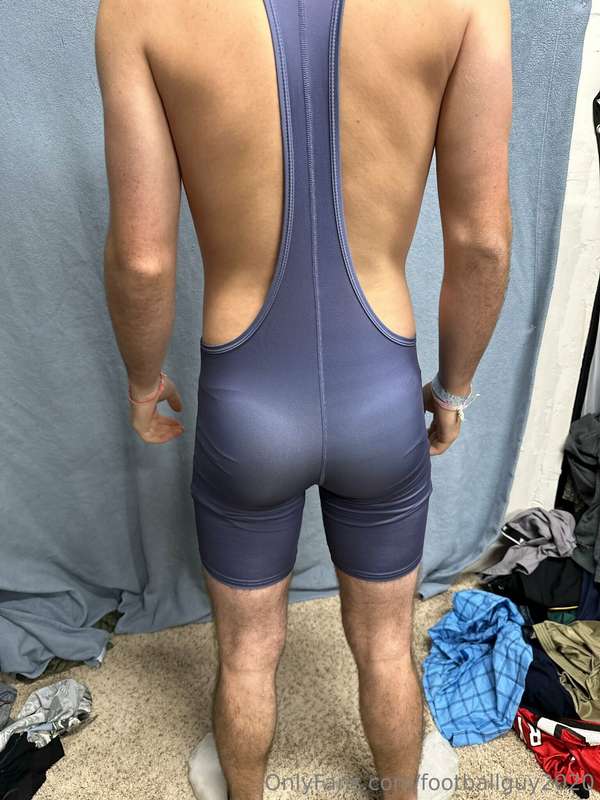 Wrestling singlet wearing private! 1