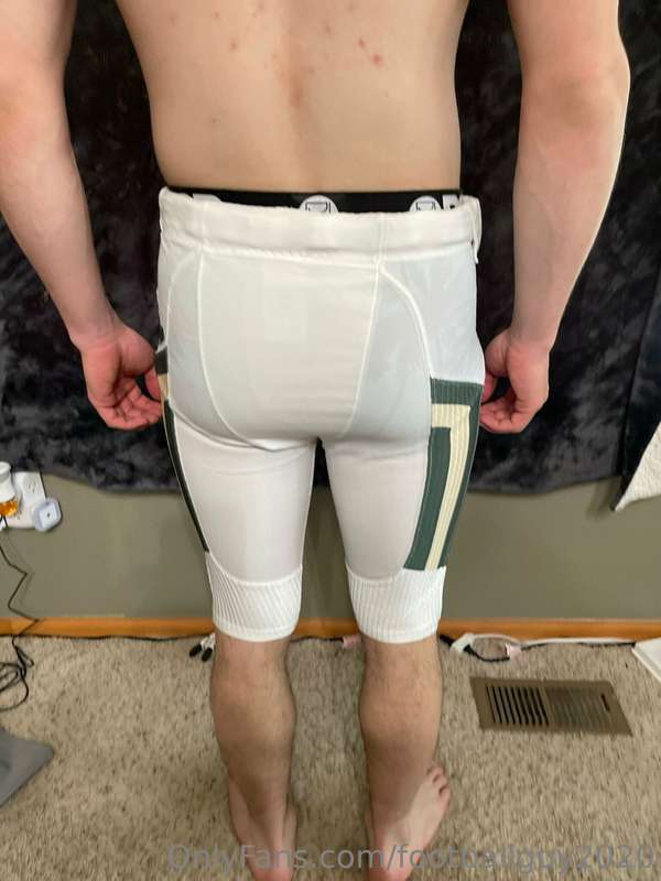 Me in football pants set 2 3