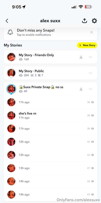 Hey! my private snapchat story with @savvysuxx and friends i..