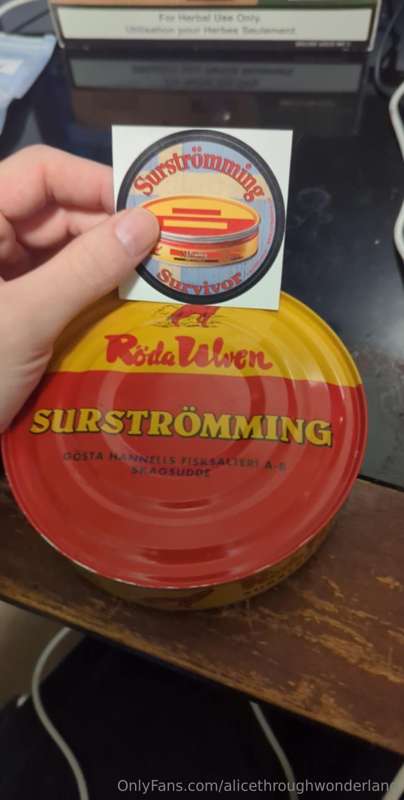 My best friend and her husband are doing a Surströmming chal..